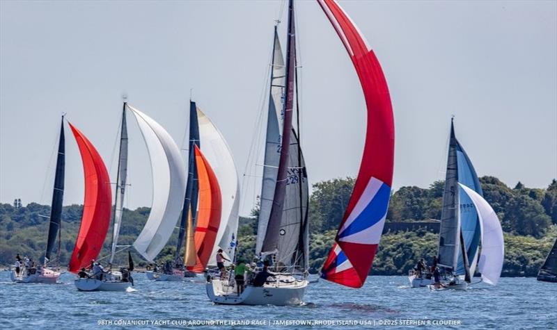 98th Conanicut Island Around the Island Race photo copyright Stephen R Cloutier taken at Conanicut Yacht Club and featuring the PHRF class