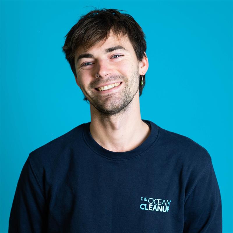 r. Peter Puskic is The Ocean Cleanup's senior field scientist photo copyright The Ocean Cleanup taken at Rowayton Yacht Club and featuring the PHRF class
