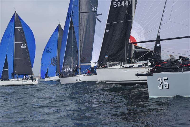 San Diego Hot Rum Series Day 1 photo copyright Bob Betancourt taken at San Diego Yacht Club and featuring the PHRF class