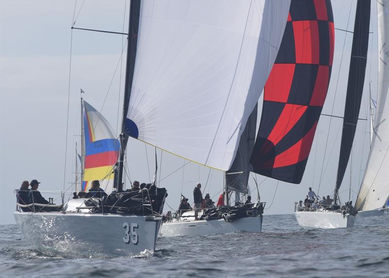 San Diego Hot Rum Series Day 1 photo copyright Bob Betancourt taken at San Diego Yacht Club and featuring the PHRF class
