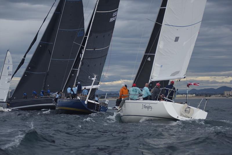 San Diego Hot Rum Series Day 2 photo copyright Bob Betancourt taken at San Diego Yacht Club and featuring the PHRF class