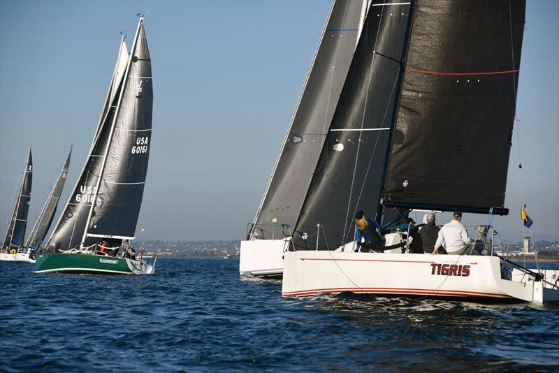 San Diego Hot Rum Series Day 3 photo copyright Bob Betancourt taken at San Diego Yacht Club and featuring the PHRF class