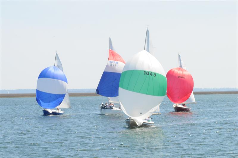 Racecourse action at the Geechee Sailing Club's annual St. Patrick's Regatta - photo © Carl Ericsson