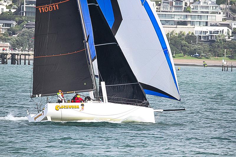 Clockwork on her way to win the Three Kings Yacht Race on April 16, 2026 - photo © Richard Gladwell - Sail-World.com/nz