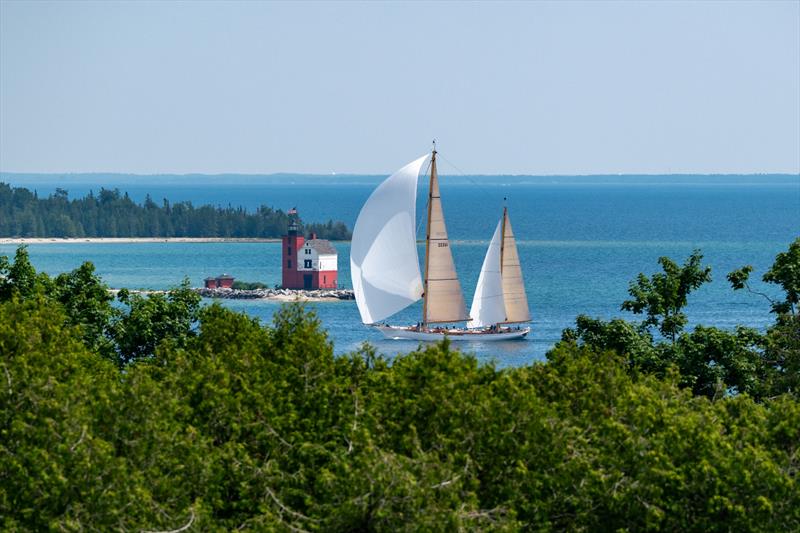 Line Honours for Whitehawk in the Chicago Yacht Club Race to Mackinac 2026 - photo © Ian Roman