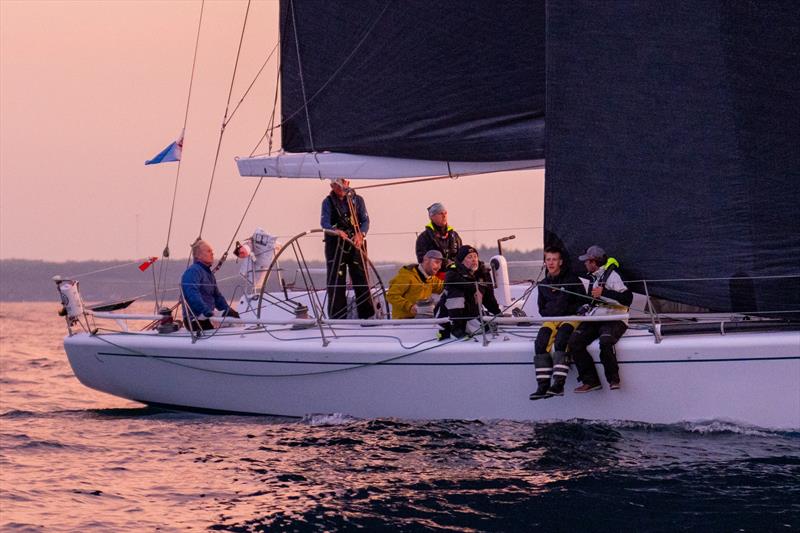 Chicago Yacht Club Race to Mackinac - Morning finish photo copyright Ian Roman taken at Chicago Yacht Club and featuring the PHRF class