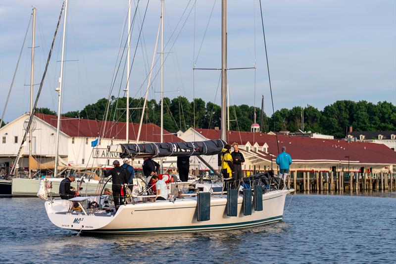 Chicago Yacht Club Race to Mackinac - Morning finish photo copyright Ian Roman taken at Chicago Yacht Club and featuring the PHRF class