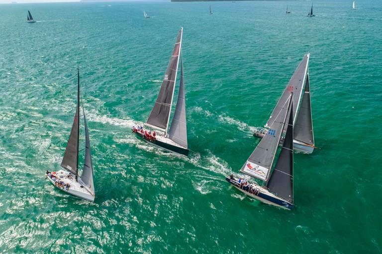 Class 0: Phuket Raceweek 2022 photo copyright Helicam Asia taken at Phuket Yacht Club and featuring the  class