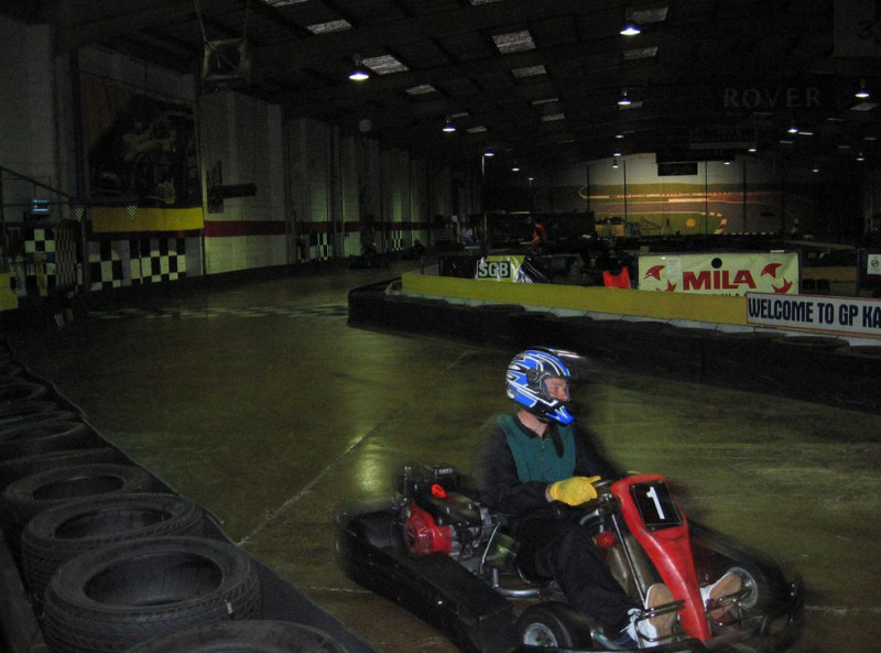 The P&B team take themselves go-karting photo copyright Pinnell & Bax taken at  and featuring the  class
