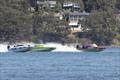 The Mantis made it three from three at Lake Macquarie. TCR and AMT Racing certainly tried hard to be there or thereabouts © Australian Offshore Powerboat Club