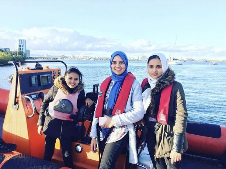 The South Wales launch of Only Girls Afloat in Cardiff Bay photo copyright Hamish Stuart taken at RYA Cymru-Wales and featuring the Power boat class