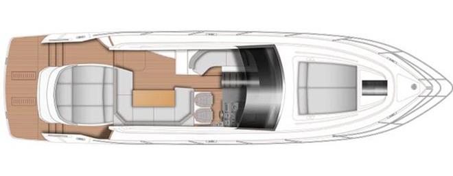 V50 Open - main deck - photo © Princess Yachts