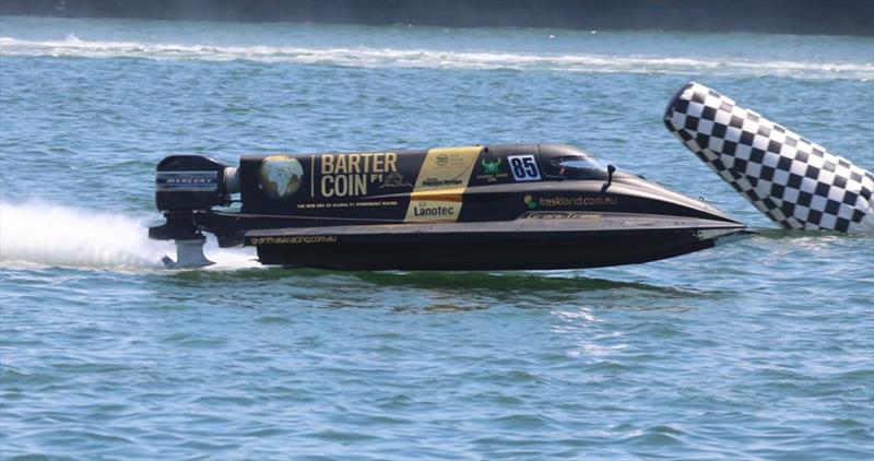 Grant Trask at Aussie F1 GP photo copyright Chloe Francis taken at  and featuring the Power boat class