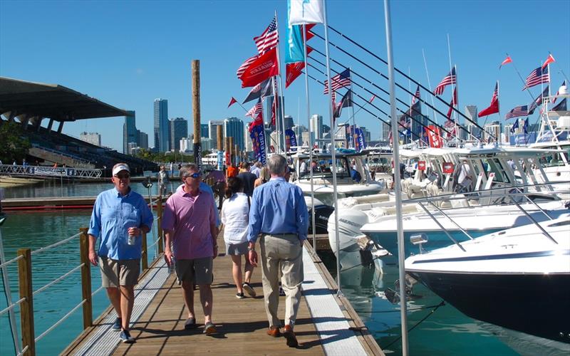 Miami International Boat Show  photo copyright Peter A. Janssen taken at  and featuring the Power boat class