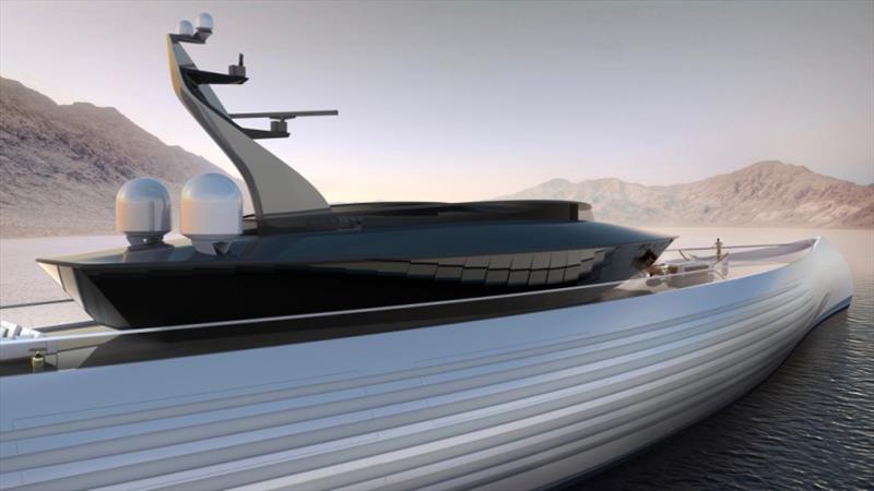 Project Tuhura photo copyright Oceanco taken at  and featuring the Power boat class