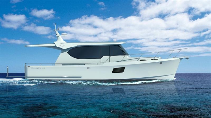 2018 Hudson Bay 470 photo copyright Clipper Motor Yachts taken at  and featuring the Power boat class