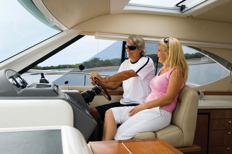 Riviera 3600 Sport Yacht helm. - photo © Riviera Studio