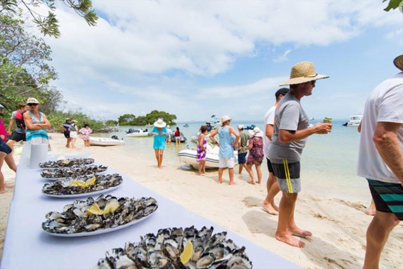The oyster feast photo copyright Riviera Australia taken at  and featuring the Power boat class