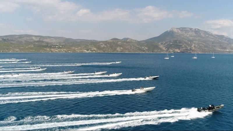Boats ride from Korinth to Lake Vouliagmeni photo copyright RibCruises taken at  and featuring the Power boat class