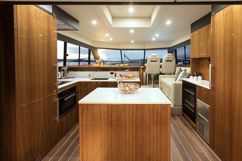 Maritimo S51 Galley - photo © Maritimo