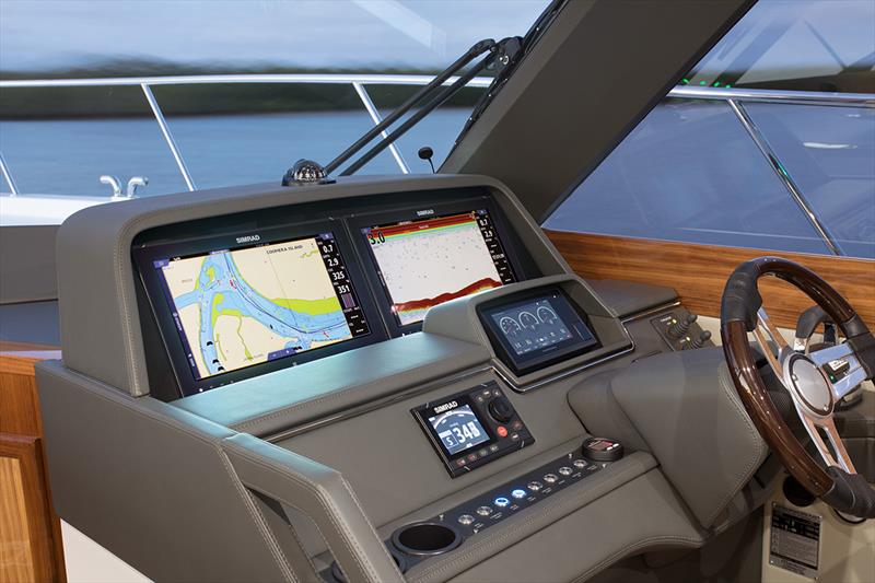 Maritimo S51 Helm photo copyright Maritimo taken at  and featuring the Power boat class