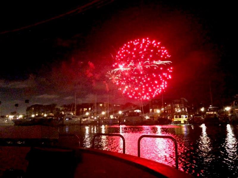 July 4th fireworks at Marina del Rey photo copyright Pendana Blog, www.pendanablog.com taken at  and featuring the Power boat class