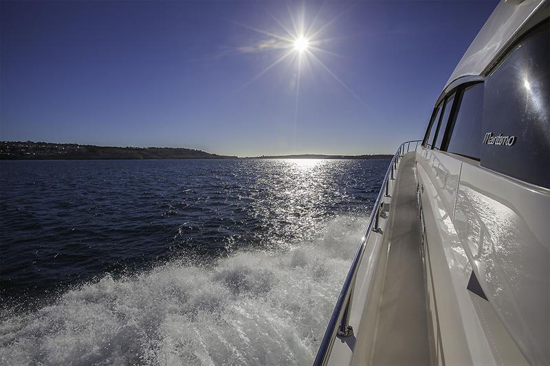 Uncompromising ride is what the Maritimo X60 is all about photo copyright John Curnow taken at  and featuring the Power boat class