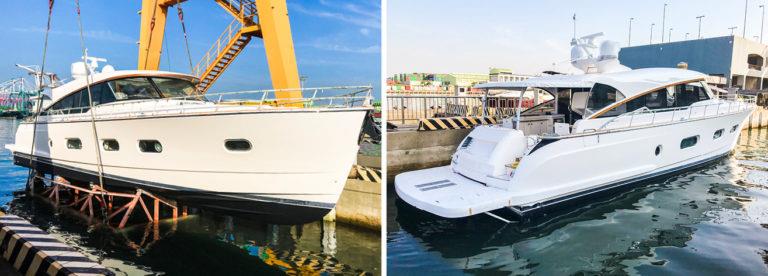 New Belize 66 sedan - photo © Riviera Australia