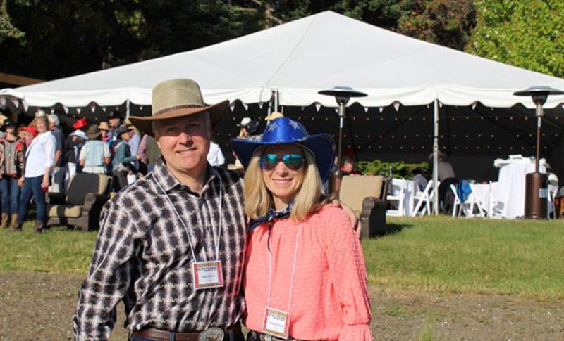 Mike and Diane Holmes attended Roche Harbor for the first time photo copyright Riviera Australia taken at  and featuring the Power boat class