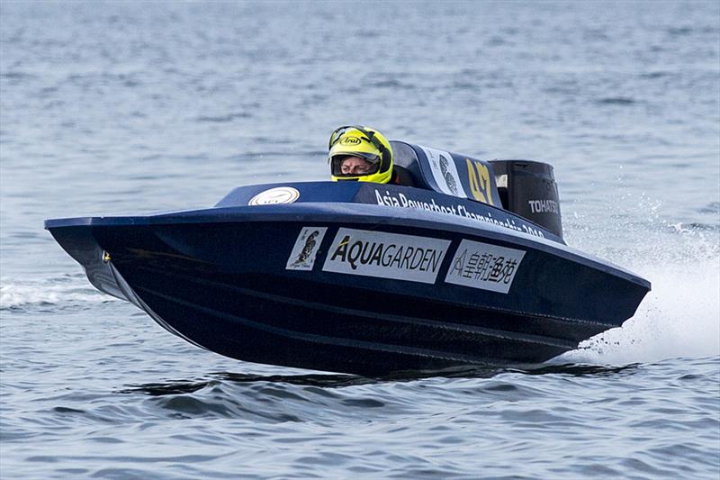 Drew Langdon, GBR. Asia Powerboat Championships 2018 photo copyright Guy Nowell taken at  and featuring the Power boat class