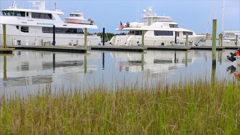 Cruising the ICW (Intracoastal Waterway) on a Yacht photo copyright Salty Sea Chef taken at  and featuring the Power boat class