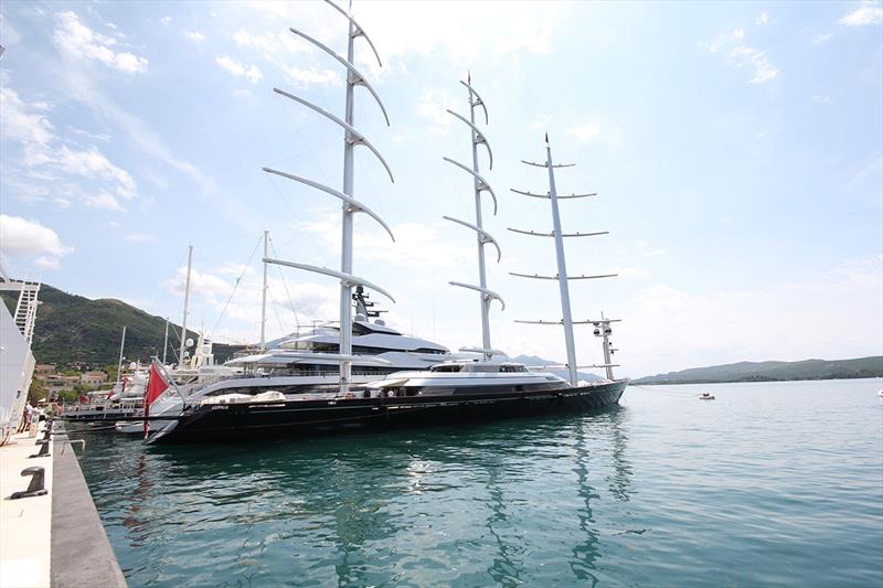 New Berthing System photo copyright Sand Peopl taken at Porto Montenegro Yacht Club and featuring the Power boat class