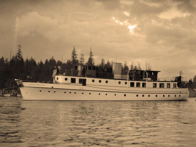 The Taconite yacht was commissioned by William Boeing photo copyright Joe O'Connor taken at  and featuring the Power boat class