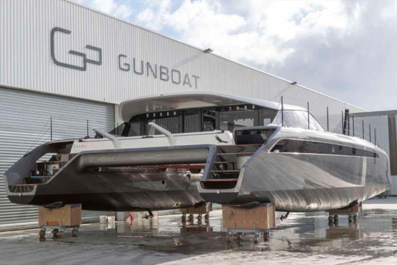 Gunboat 6801 launch photo copyright gunboat.com taken at  and featuring the Power boat class