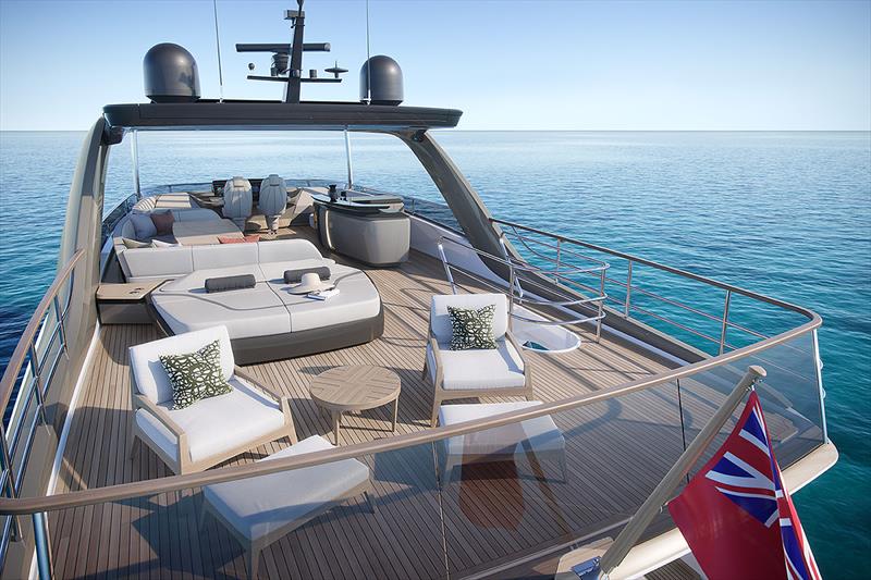 Princess Y85 Flybridge - photo © Princess Yachts