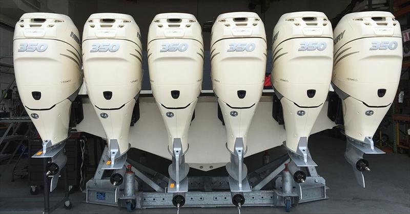 Mercury Marine unveils electronic controls making the operation of six-engine boats easier - photo © Lee Gordon