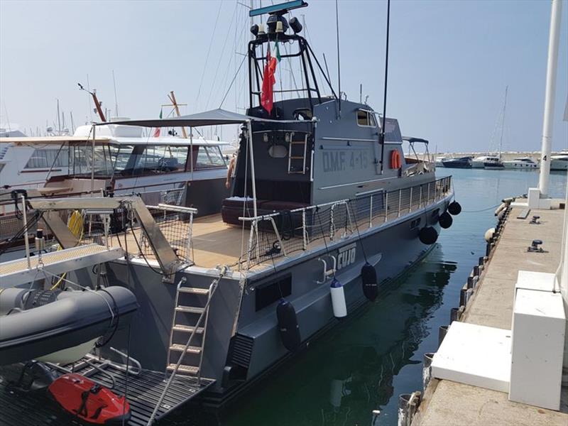 Cujo, 20m classic Baglietto photo copyright Tommaso Spadolini taken at  and featuring the Power boat class