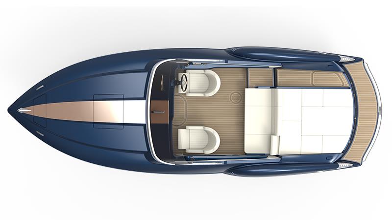 Danalevi Furina 24 Overhead Layout photo copyright Danalevi Powerboats taken at  and featuring the Power boat class