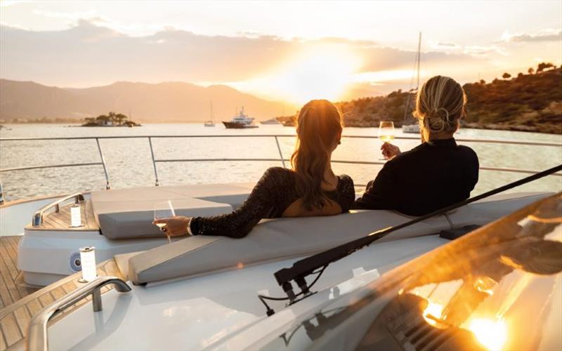 Greenline 65 sunset Europe - photo © eyachts.com.au