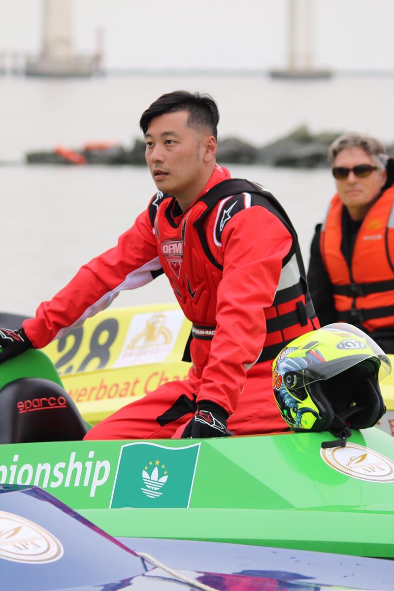 Macau APA Championship 2019. Alan Ng (MAC) photo copyright Lowell M taken at  and featuring the Power boat class