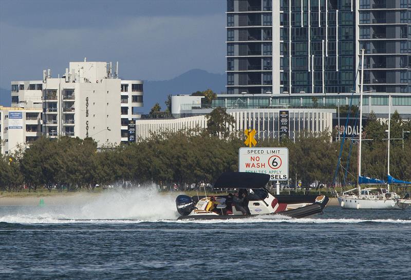 Time to turn before you get to that 6-knot, no wash zone. - photo © John Curnow