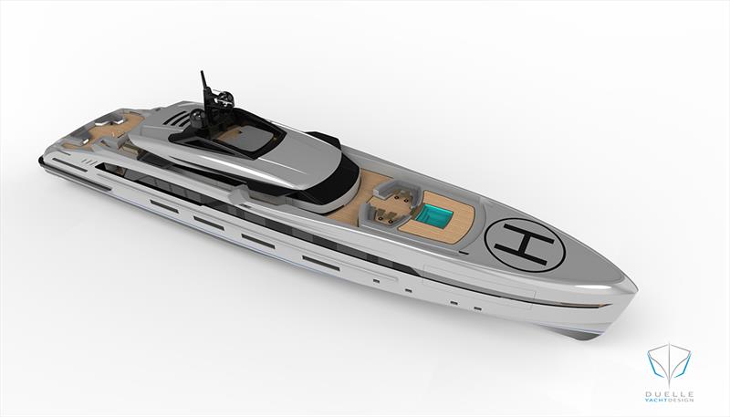 Duelle Yacht Design unveils M/Y Gladius photo copyright Duelle Yacht Design taken at  and featuring the Power boat class