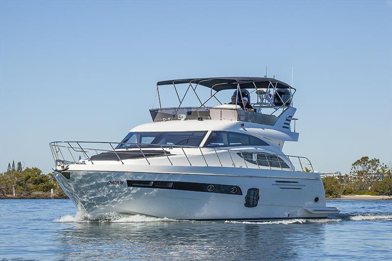 Displacement mode cruising with the Longreef 60 SX photo copyright John Curnow taken at  and featuring the Power boat class