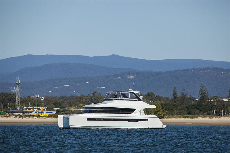 Stylish and with massive volume as well - ILIAD 50 photo copyright John Curnow taken at  and featuring the Power boat class