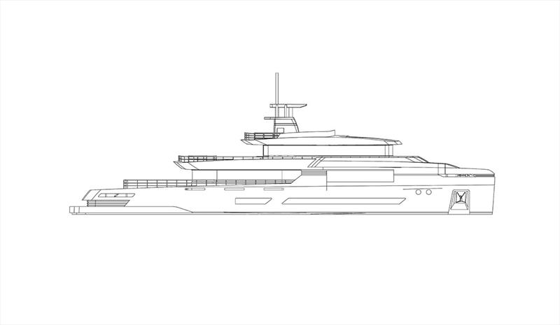 Tommaso Spadolini reveals a new 43-metre design project - photo © Tommaso Spadolini