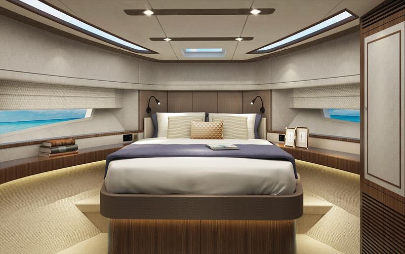 Longreef Yachts 50 SX Flybridge stateroom - photo © Longreef Yachts