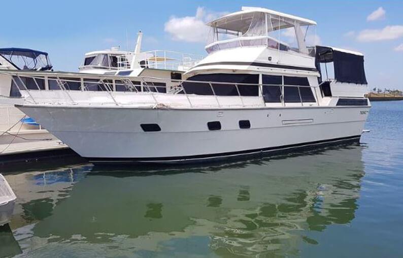 1990 Ranger 52ft Aft Cabin Flybridge Motor Cruiser `Pegasus` photo copyright Marine Auctions taken at  and featuring the Power boat class