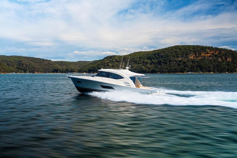 Riviera 545 SUV Running photo copyright Riviera Australia taken at  and featuring the Power boat class
