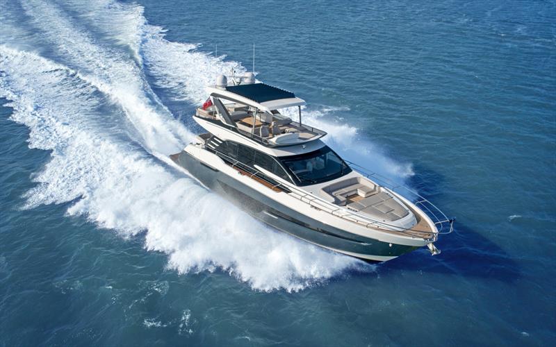 Fairline's new flagship Squadron 68, set to launch at Cannes Yachting Festival next month (September 10th 2019) photo copyright Fairline Yachts taken at  and featuring the Power boat class