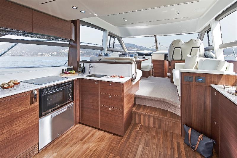F50 interior, saloon photo copyright Princess Yachts taken at  and featuring the Power boat class